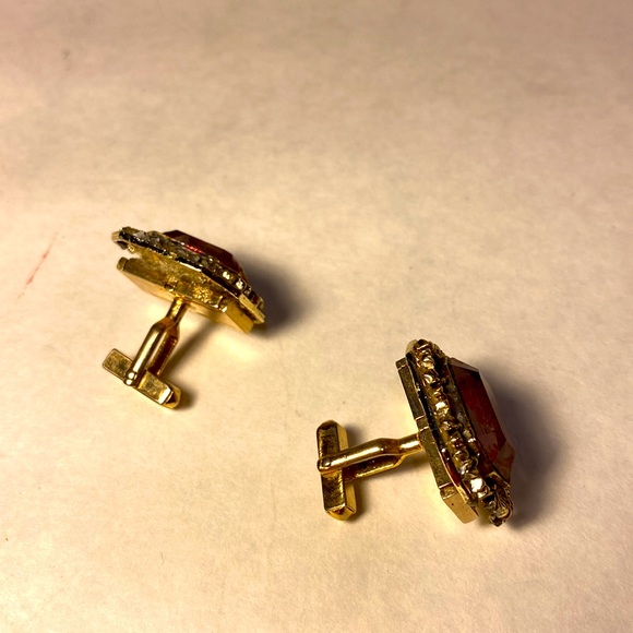 Men’s cuff links 1970’s - Picture 3 of 6